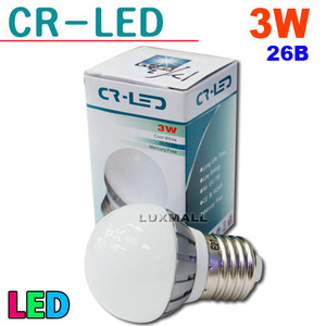 (CR-LED) LED 인치구 볼구 3W 26베이스